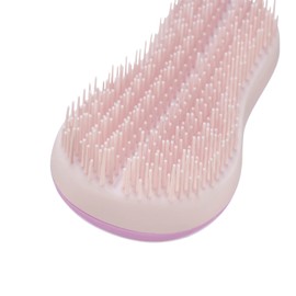 Hand Grip Brush, Gentle Detangling, Detangler Hair Brush for All Hair Types. For use on Wet or Dry Hair (Lavender Pink)