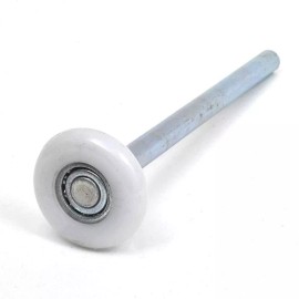 Garage and Sliding Door Hardware Alcan (G_R-7) Garage Door Roller 7'' Stem Size, Bearing Nylon Wheel (Pack of 1)