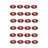 Handmade 49ers Mini Edible LOGO For Chocolate Covered Treats,Icing Sheet