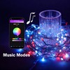 BAIRAYEN Smart Christmas Icicle Lights,66 FT 598 LED RGB Outdoor