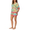 Room Service Womens Pajama Sets, Short Sleeve Lightweight Button Top