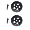 Fits For Bissell (2) Fits For Bissell Powerforce Helix Upright Vacuum Wheel & Axle 1608223