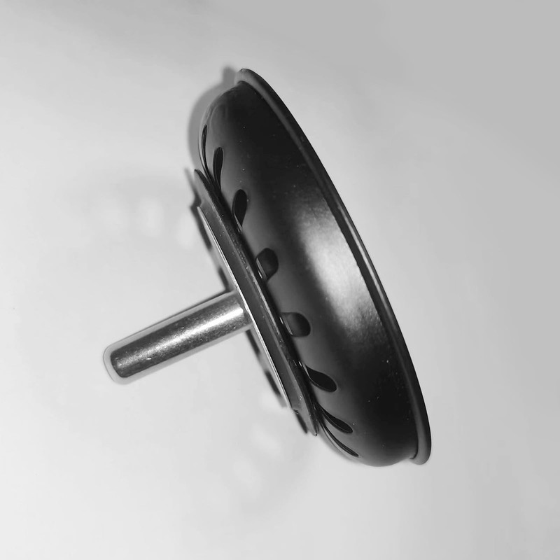 ZARSIO 2 PCS Black Kitchen Sink Strainer Stainless Steel Kitchen