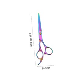 WOONEKY Portable Hair Cutting Scissors Stainless Steel Thinning Shears for Professional Home Use for Men Women and DIY Hairdressing Easy to Carry Versatile for All Hair Types