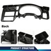 PIT66 Black Dash Bezel, Compatible with Chevy Blazer S10 GMC