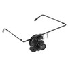 20X Magnification Single Eyeglass Magnifying Lighting Loupe Glasses Jeweler Watch