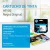 Cartucho de tinta HP 60 negra Original (CC640WL)