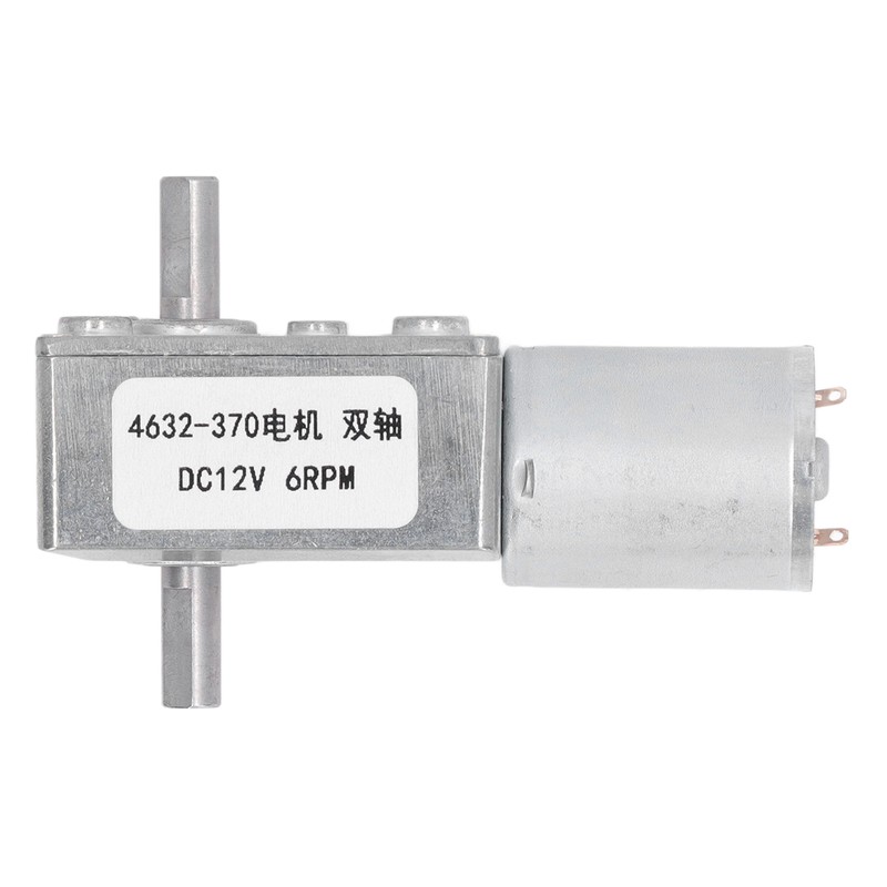 Turbo Worm Geared Motor 2 Shaft High Torsion Micro Gearbox