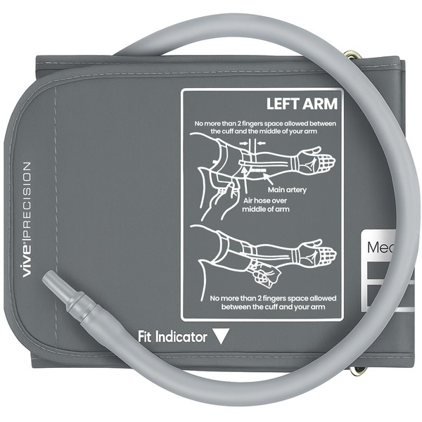 Vive Precision Standard Blood Pressure Cuff Replacement - Compatible with