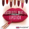 Phoera ABSOLUTE VELVET MATTE LIPSTICK LONG LASTING WATERPROOF PIGMENT MAKEUP