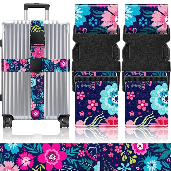 Slohif Luggage Straps for Suitcases Travel Belt Accessories Luggage Connector