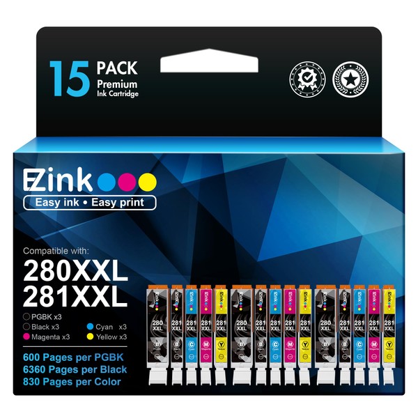 E-Z Ink (TM Compatible Ink Cartridge Replacement for Canon PGI-280XXL