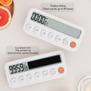 Digital Kitchen Timer, Visual Timer with Large LED Display, Adjustable