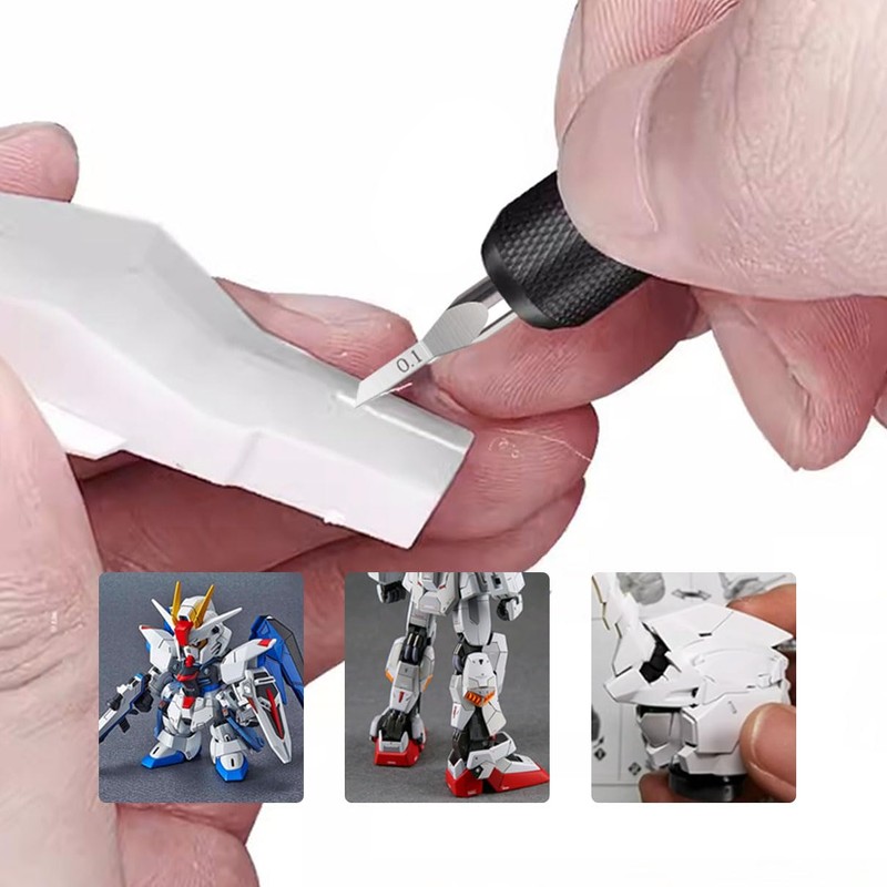HARDWIN Pro Scribing Tool Kit for Gunpla – 9-Piece Tungsten