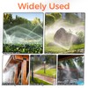 27Pcs Slip-Lock Brass Misting Nozzle Tee Kit for 3/8 inch