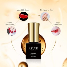 AZUREBEAUTY 4Pcs 10ml Glitter Nail Polish