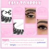 Faux Mink Lashes Real 3D Natural Wispy Selfies Lashes Faux
