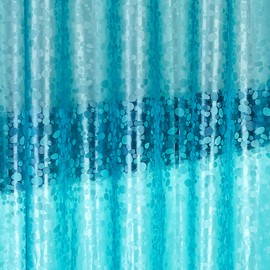 Shower Curtain Liner Heavy Duty EVA, Waterproof Shower Liner with 12 Rust Proof Metal Grommets and 3 Weighted Magnet, 72 x 72 Inches Bathroom Shower Curtain, Teal