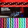DREAMIZER 2pcs 1FT Whip Lights LED Whip Lights for UTV
