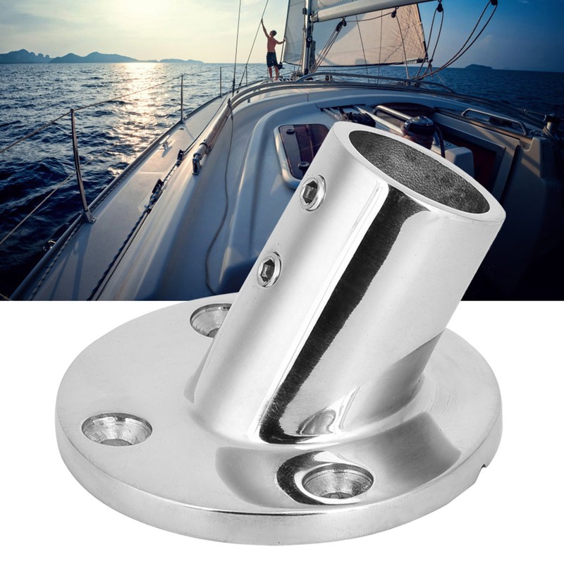 60 Degree Round Base Stainless Steel Marine Boat Hand Rail