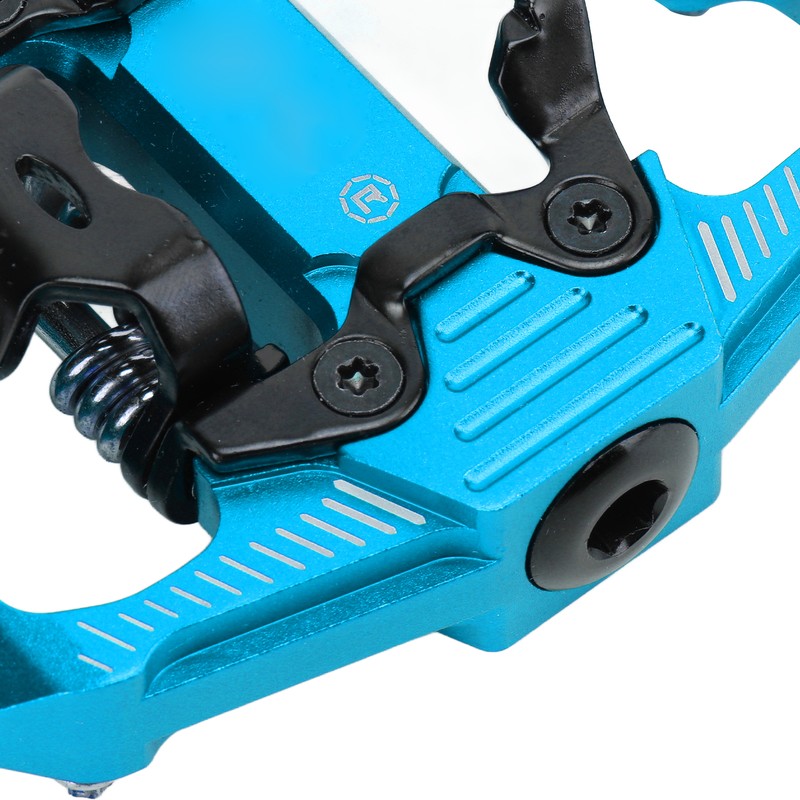 Dual Function Bicycle Pedal Flat Clipless Cleats 3 Sealed Bearings