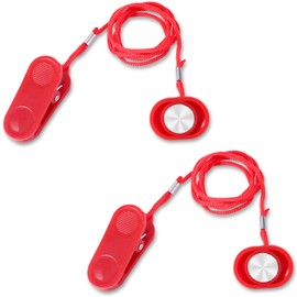 Gosknor Pack of 2 Treadmill Safety Key Magnet, 2.9 x 2.1 cm, Universal Magnetic Safety Switch, Replacement Treadmill Emergency Stop Magnet for Most Running Machines (Oval)