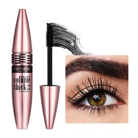 4 Colors Waterproof Mascara, Long Time Set, No Bleeding, Thick Curls, Festival Stage Makeup (102# Black)