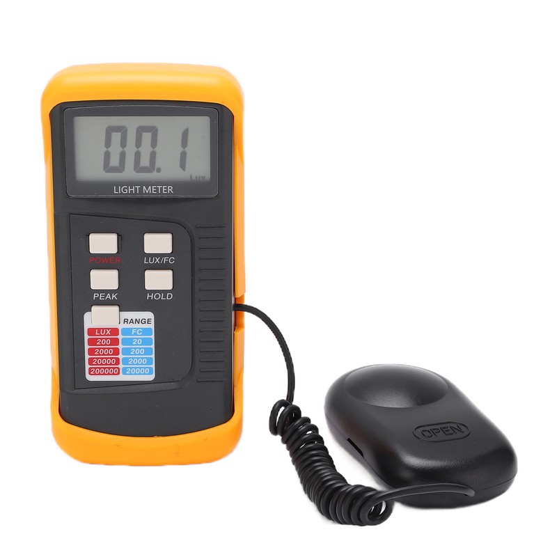 LX1330B Handheld Illuminance Meter Digital Light Meter Photometer 0.1 Lx~200000Lx