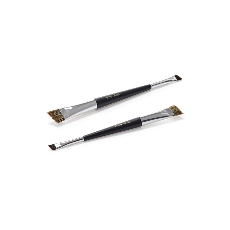 Rosy Rosa Double-Ended Eyebrow Brush, Smudge Type