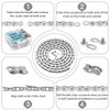 Evponk 10 Pairs 12 Speed Silver Bicycle Chain Magic Links
