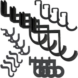 ULROAD 20 Hooks for VW T5 T6 T6.1 California Bulli Eyelets Coat Hooks Kitchen Hanging Piping Hooks Piping Eyelets Set Camper Ocean Coast Comfortline Accessories Piping Rail Piping Strip Indoor/Outdoor