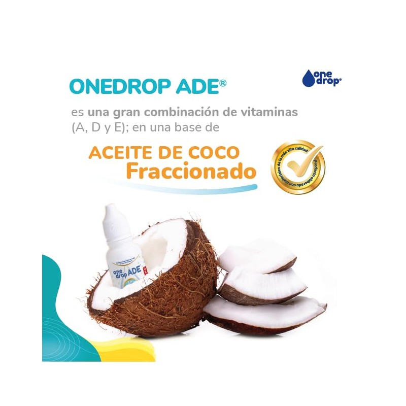 Vitamina ONEDROP ADE, frasco con 3 mL