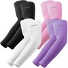 YQXCC 4 Pairs Cooling UV Protection Sleeves, UPF 50+ Arm