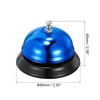 uxcell Desk Bell, 85mm(3.35") Dinner Bell for Restaurants, Service, Blue