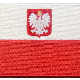 Poland Flag Embroidered Swallow Bird Emblem Polish Iron On Sew On Polska National Patch
