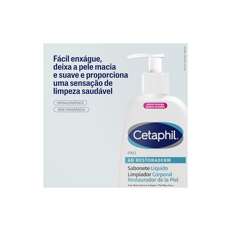 Cetaphil Pro Restoradeerm Jabón Corporal 236 Piel Tendencia Atópica