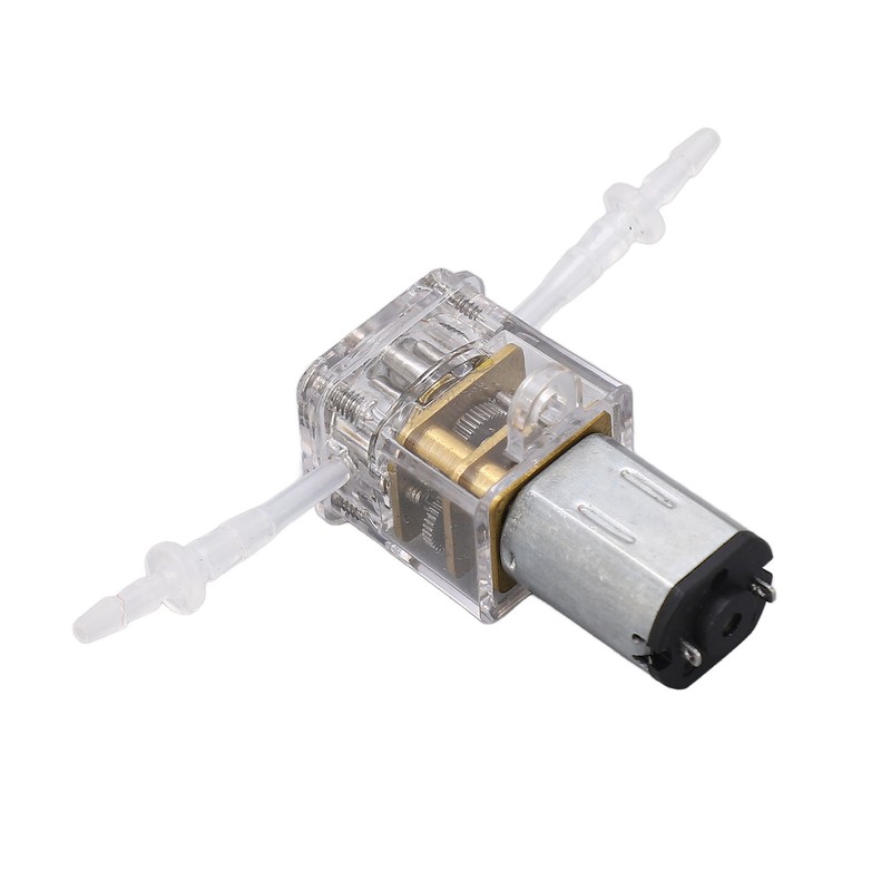 Mini Peristaltic Pump Transparent Shell 1ml/min Flow 0.001m Lift Liquid