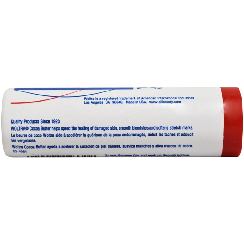 Woltra Stik 100% Cocoa Butter, 1-Ounce (Pack of 6)