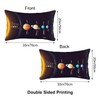 Siwehtu Couch Throw Pillows Solar System Scientific Information Rectangle 20x30