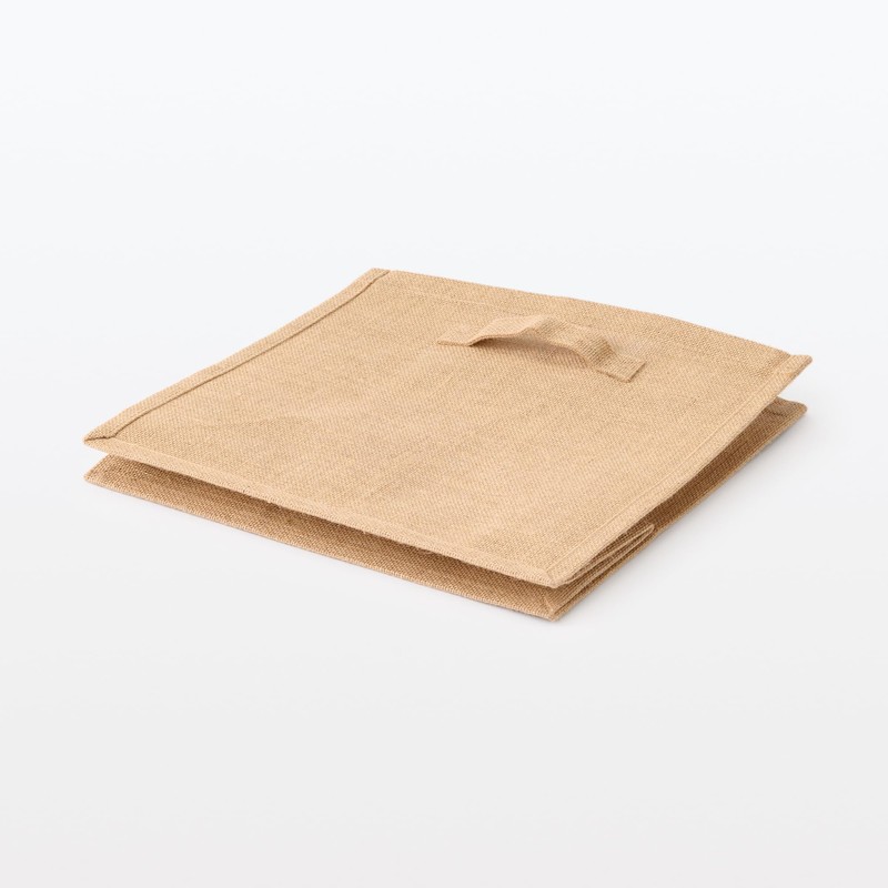 MUJI KG0RYA2A Jute Storage Bag, Rectangle, Medium