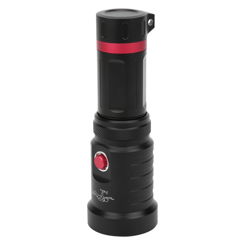 XHP70 Fixedfocus Strong Brightness Waterproof Flashlight Amphibious Diving Torch
