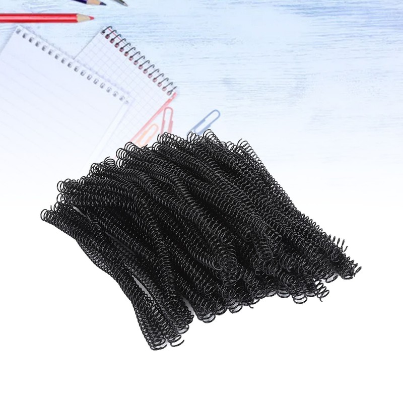 100PCS Binding Spiral 14.3mm Diameter 48 Teeth 4:1 115 Pieces