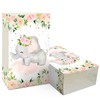 HaPiBiDesign 24 PCS Elephant Girl Party Favor Bags with Stickers