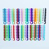 Two Tone Splicing Design Orthodontic Ligature Ties for Braces Rubber