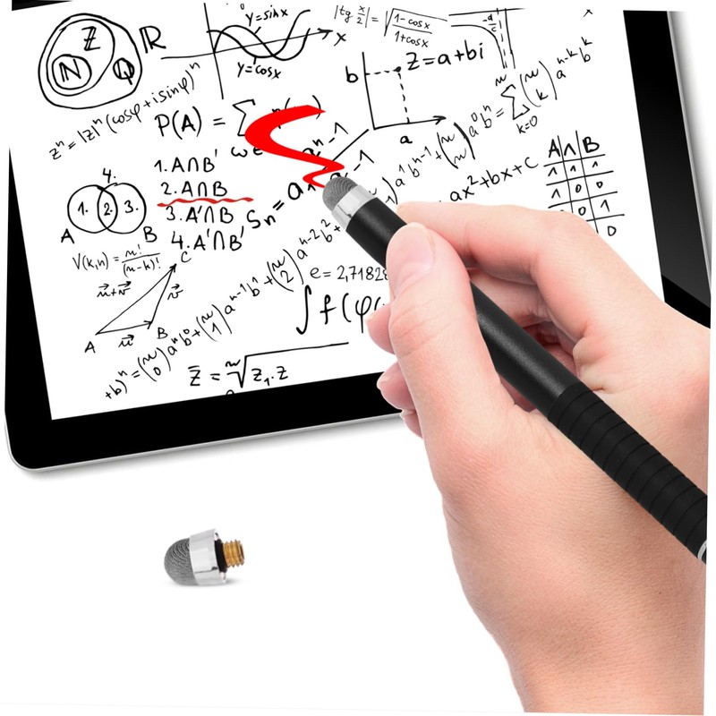 KOMBIUDA 4pcs Capacitive Stylus Tips Replacement Caps for Touchscreen Pen