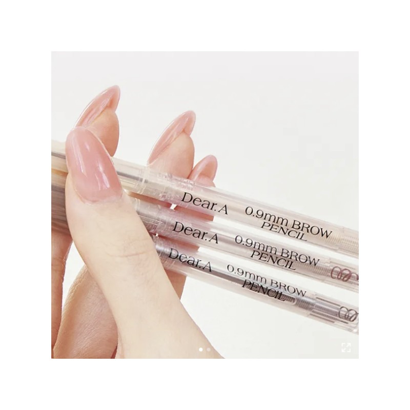 DEAR.A 0.9mm Brow Pencil, Color:03 Caramel brown