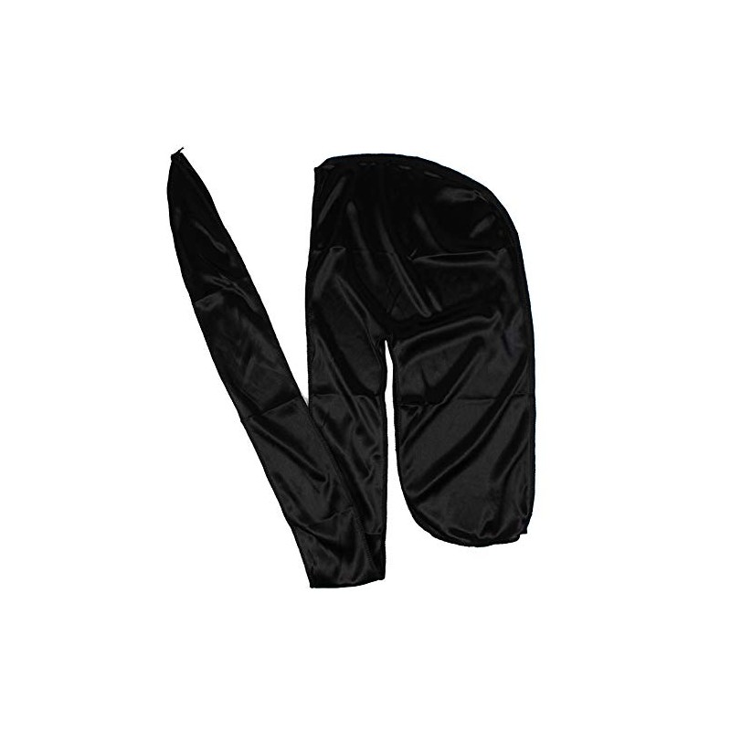 RAGBYB Men Silk Durag Long Straps Bandanas for Men Headwear