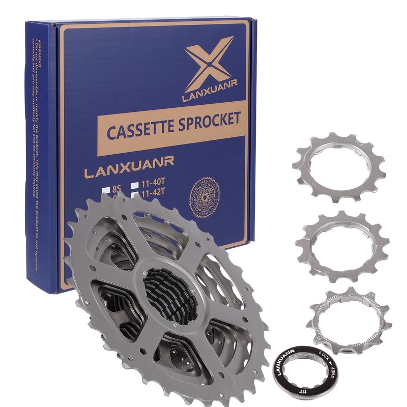 LANXUANR 10 Speed Mountain Bicycle Cassette Fit for MTB Bike,