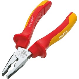 HAZET 1850VDE-22 160 mm VDE Combination Pliers with Protective Insulation - Multi-Colour