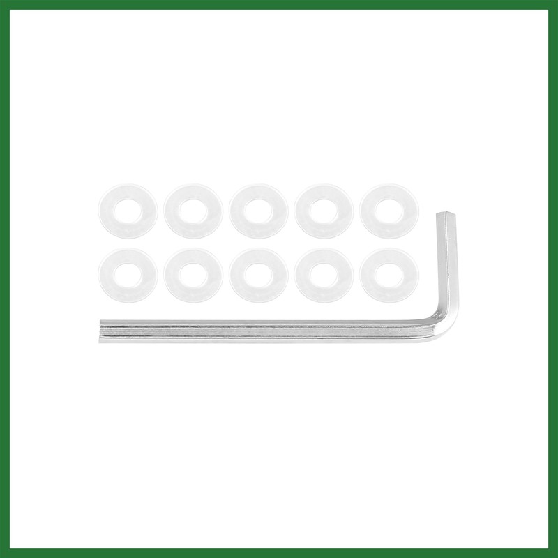 Motoforti 10pcs M5 Motorcycle Fairing Windscreen Screw Bolt Titanium Tone